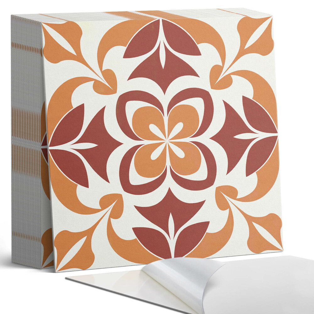 Samolepící dlaždice Rostlinný vzor s listnatými akcenty