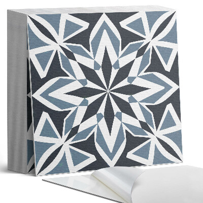 Samolepící dlaždice na podlahu Geometrie v harmonických formách