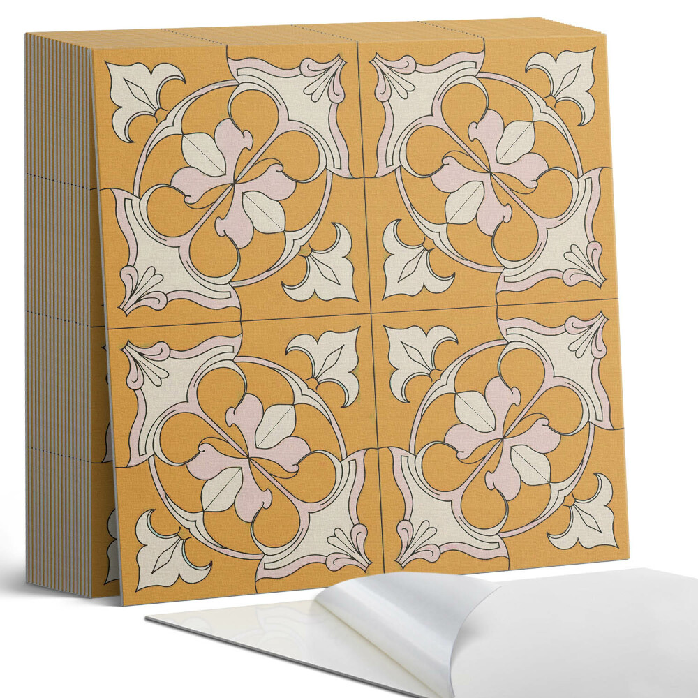 Samolepící dlaždice Mozaikový květinový vzor