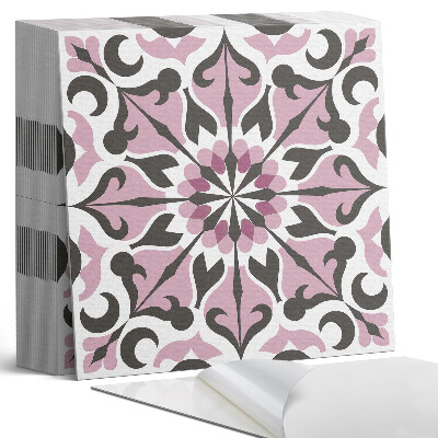 Samolepící dlaždice Symetrické rostlinné motivy v harmonii