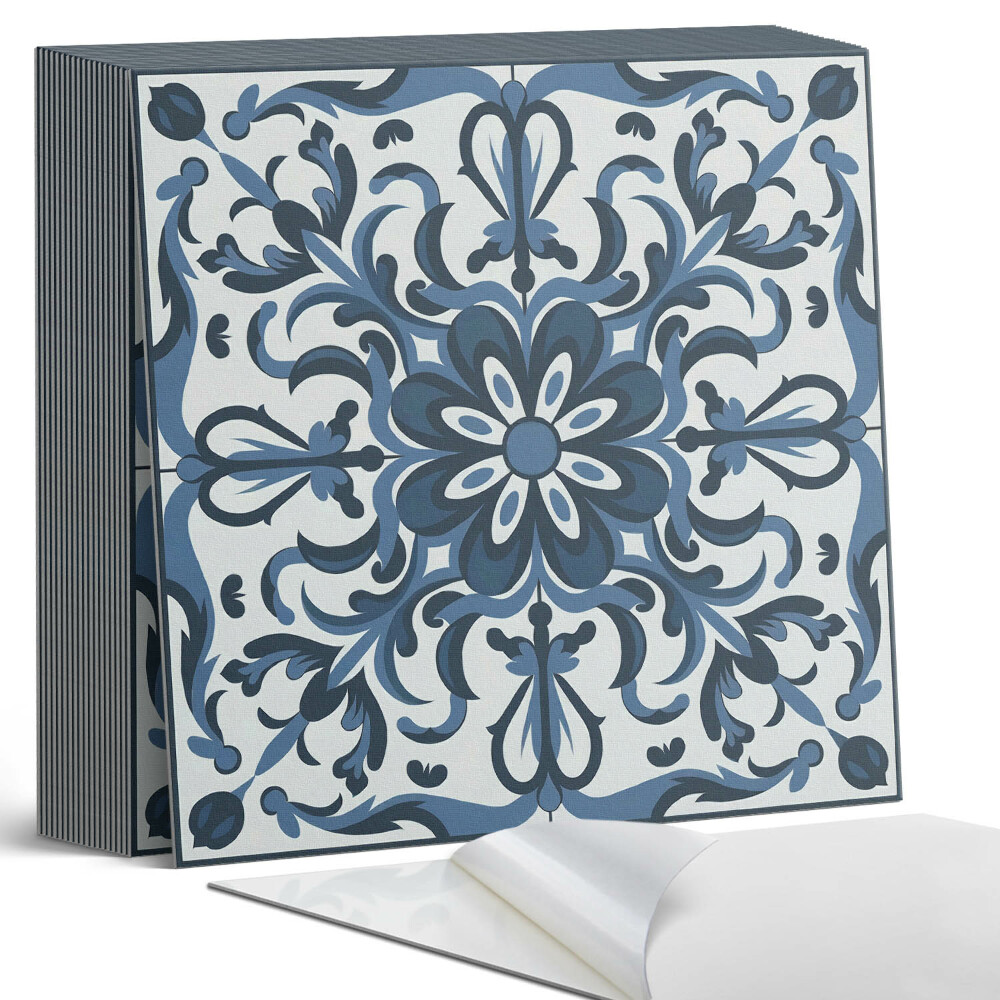 Samolepící dlaždice Okrasné květiny v uměleckém stylu