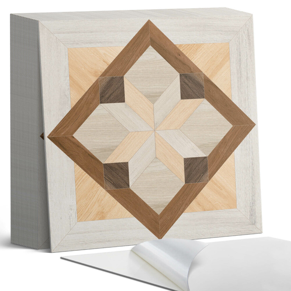 Vinylové dlaždice Geometrický motiv ve čtvercovém tvaru