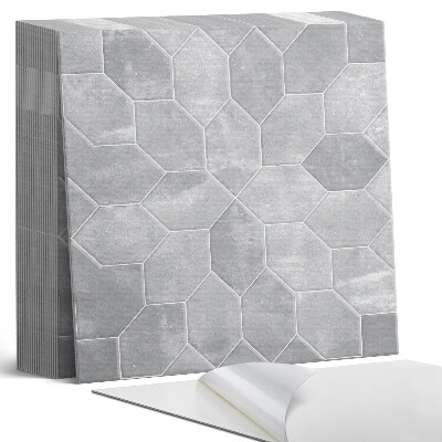 Samolepící dlaždice na podlahu Mozaikový šestihranný vzor v moderním stylu