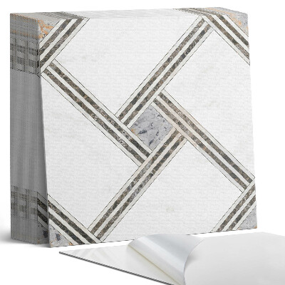 Samolepící dlaždice Abstraktní linie v geometrickém stylu