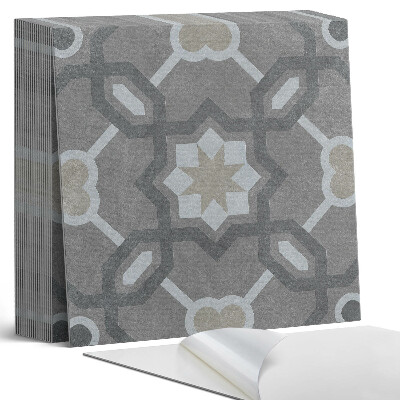 Samolepící dlaždice na podlahu Geometrie v módním vzoru dlaždic