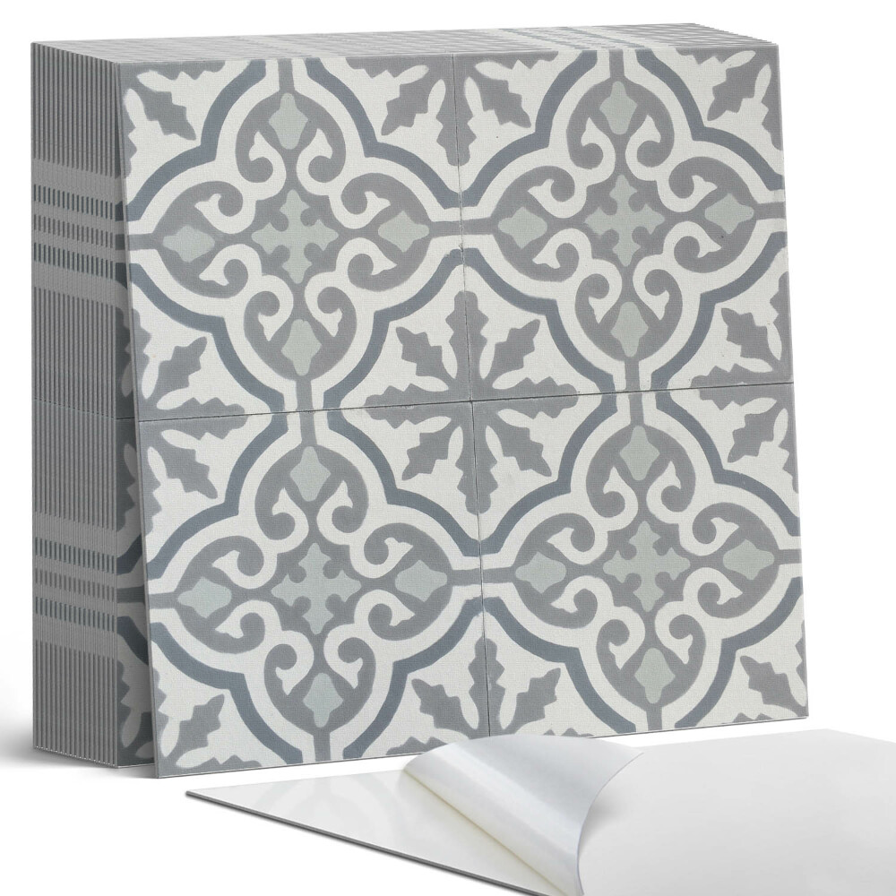 Samolepící dlaždice na podlahu Ornamentální mozaika v uměleckém stylu