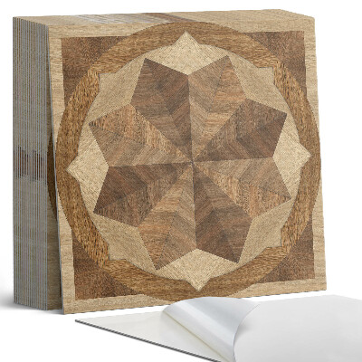 Vinylové dlaždice Složitý vzor v geometrické formě