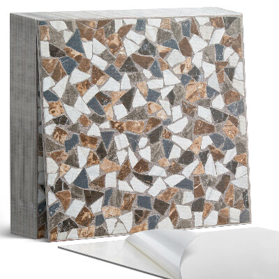 Vinylové dlaždice Tvary v mozaikové kompozici