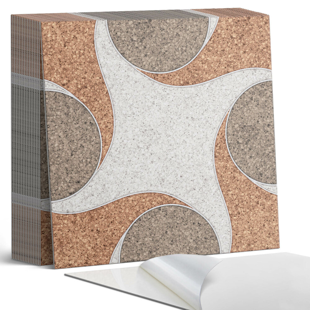 Vinylové dlaždice Kulaté vlny v harmonii