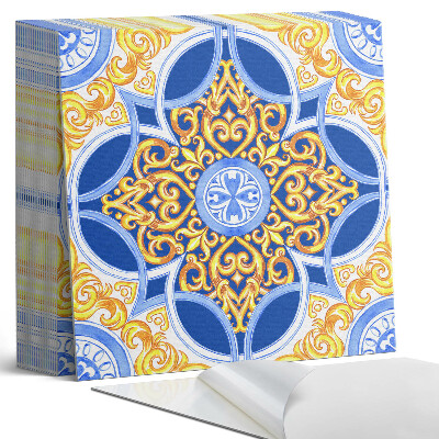 Samolepící dlaždice Dekorace s květinovým akcentem