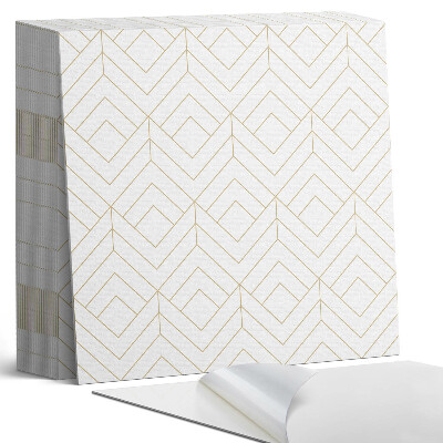 Samolepící dlaždice Kosočtverce v moderním geometrickém přístupu