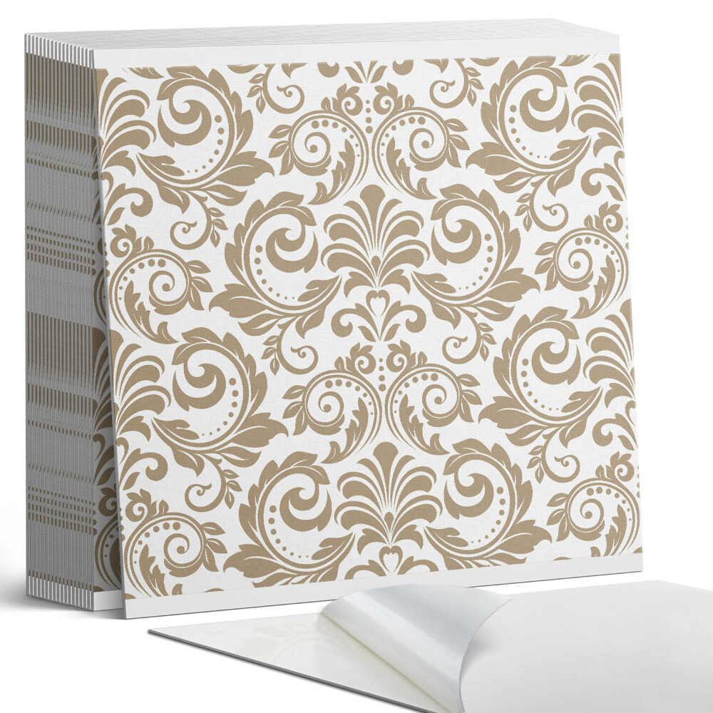 Samolepící dlaždice Ornament s rostlinnými motivy