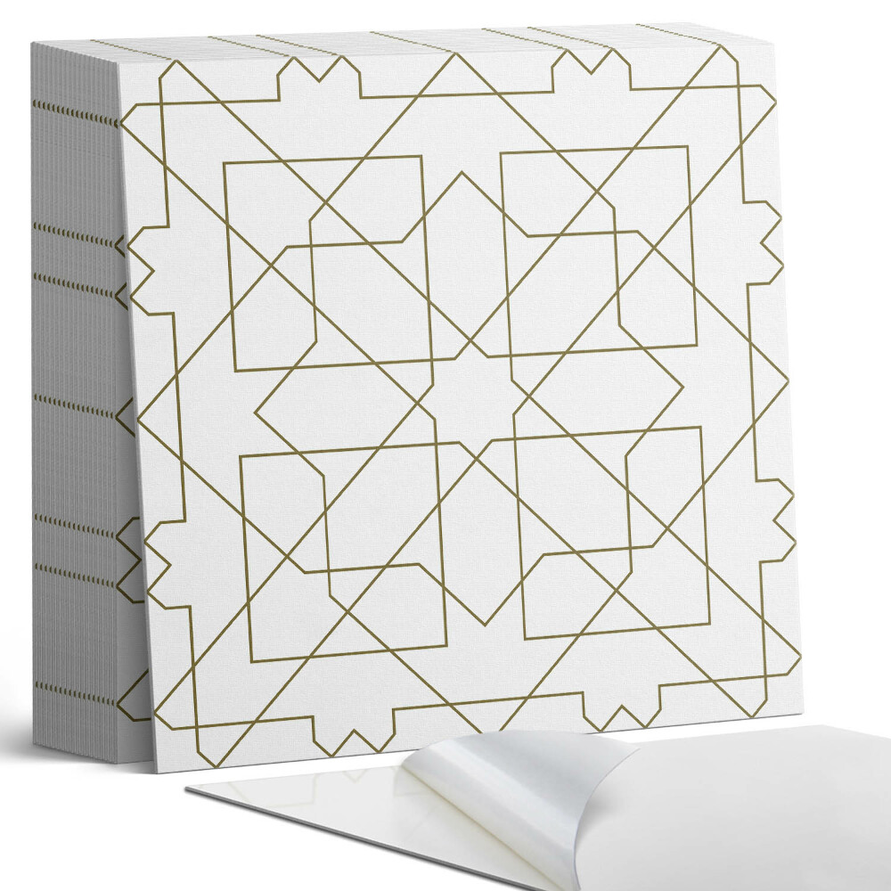 Samolepící dlaždice Čárový vzor v geometrické formě