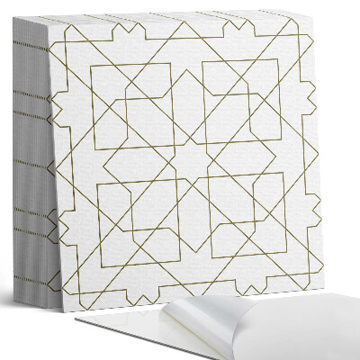 Samolepící dlaždice Čárový vzor v geometrické formě