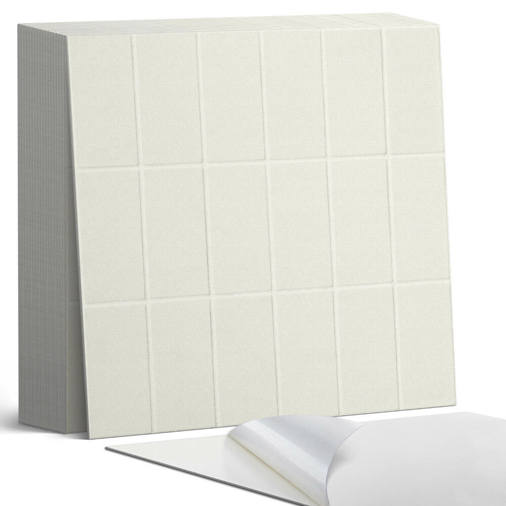 Samolepící dlaždice na podlahu Vzor obdélníkových dlaždic v mřížce