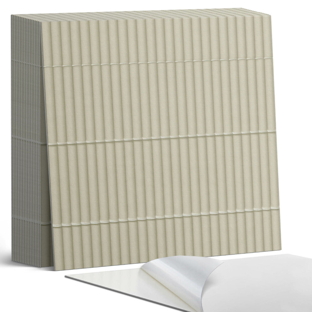 Samolepící dlaždice na podlahu Horizontální čáry v minimalistické verzi