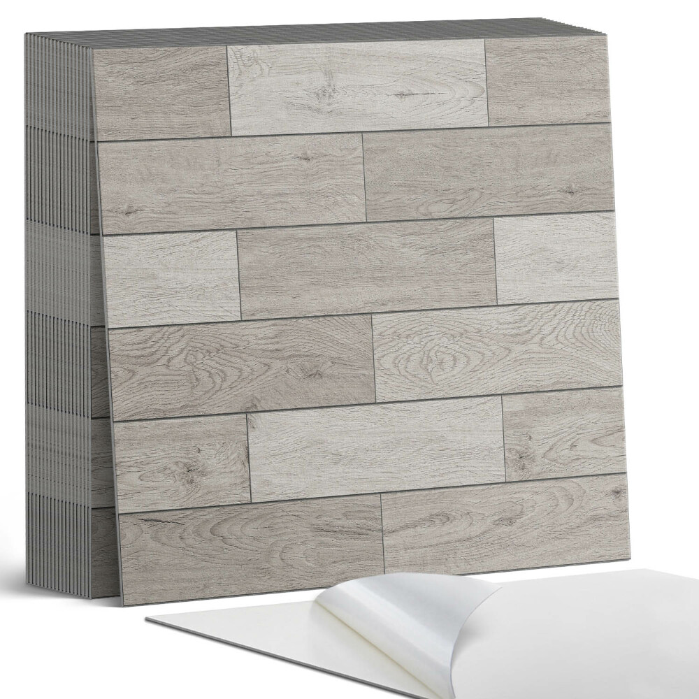 Samolepící dlaždice na podlahu Vzor desek v dřevěných barvách