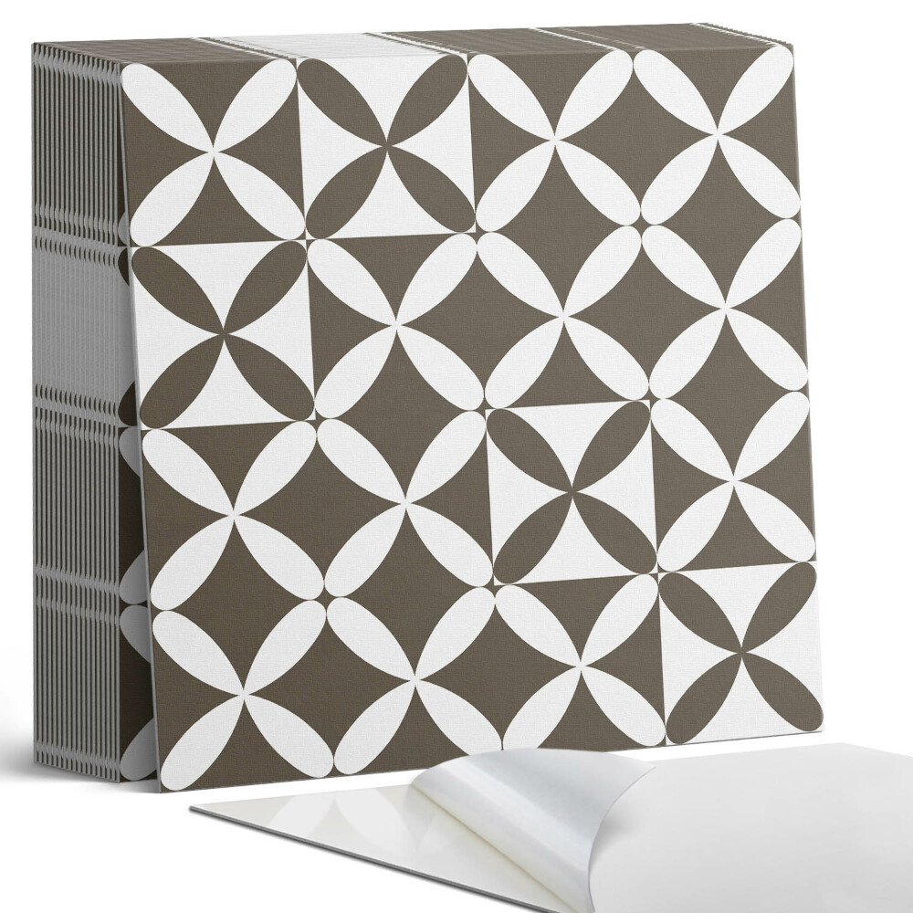 Samolepící dlaždice na podlahu Abstraktní motiv s geometrickými tvary