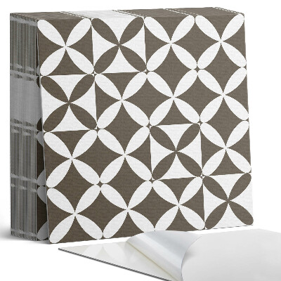 Samolepící dlaždice na podlahu Abstraktní motiv s geometrickými tvary