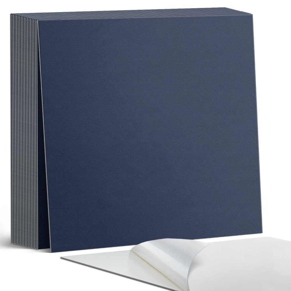 Samolepící dlaždice na podlahu Tmavě modré akcenty