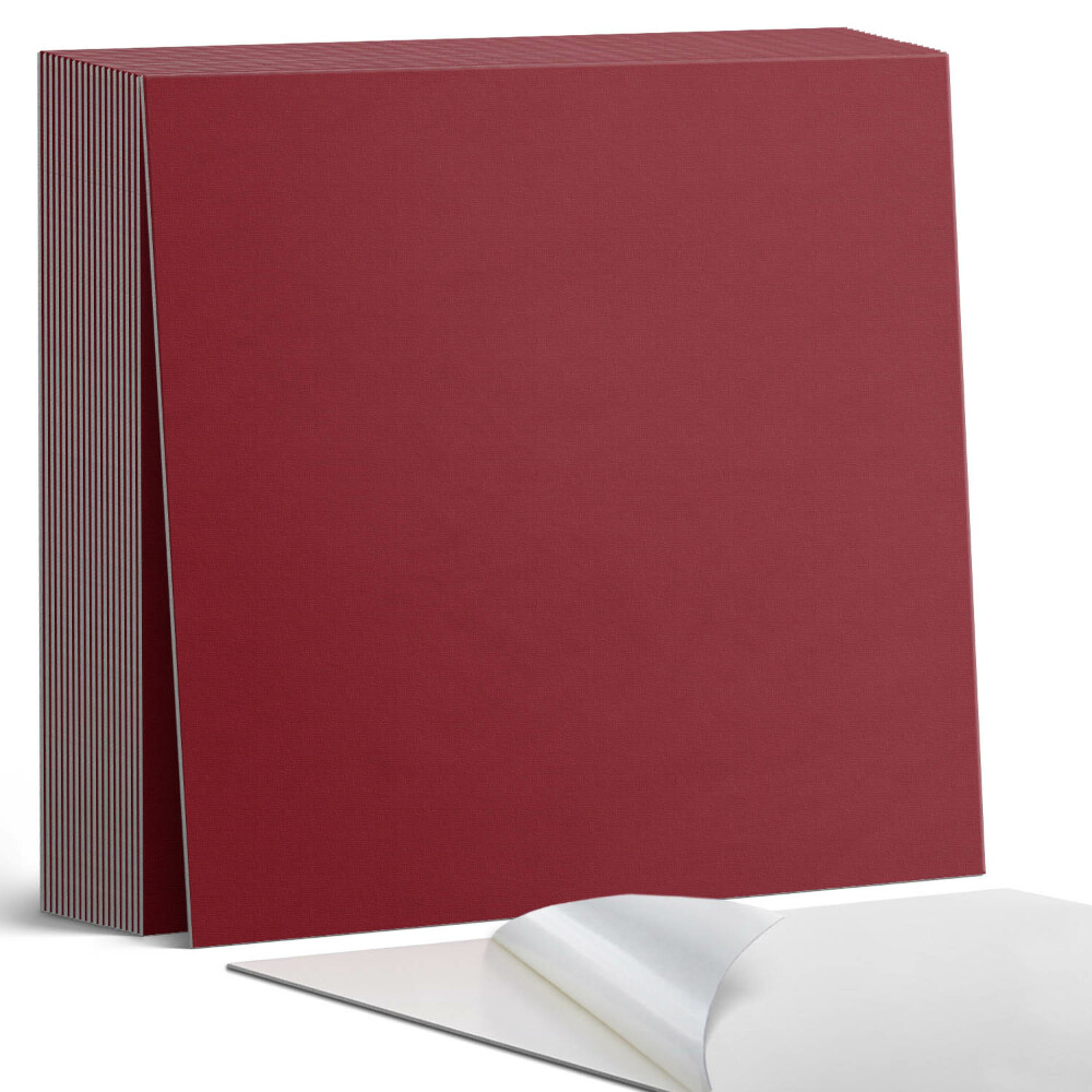 Samolepící dlaždice Tmavě vínová