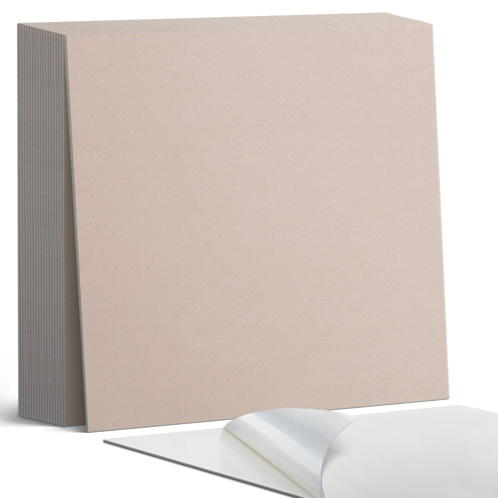 Samolepící dlaždice na podlahu Světle hnědý odstín