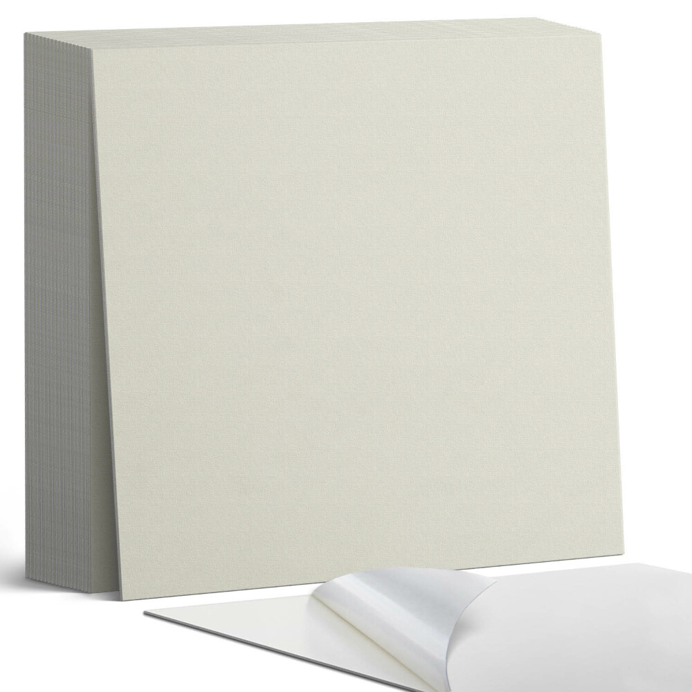 Samolepící dlaždice na podlahu Světle béžový motiv