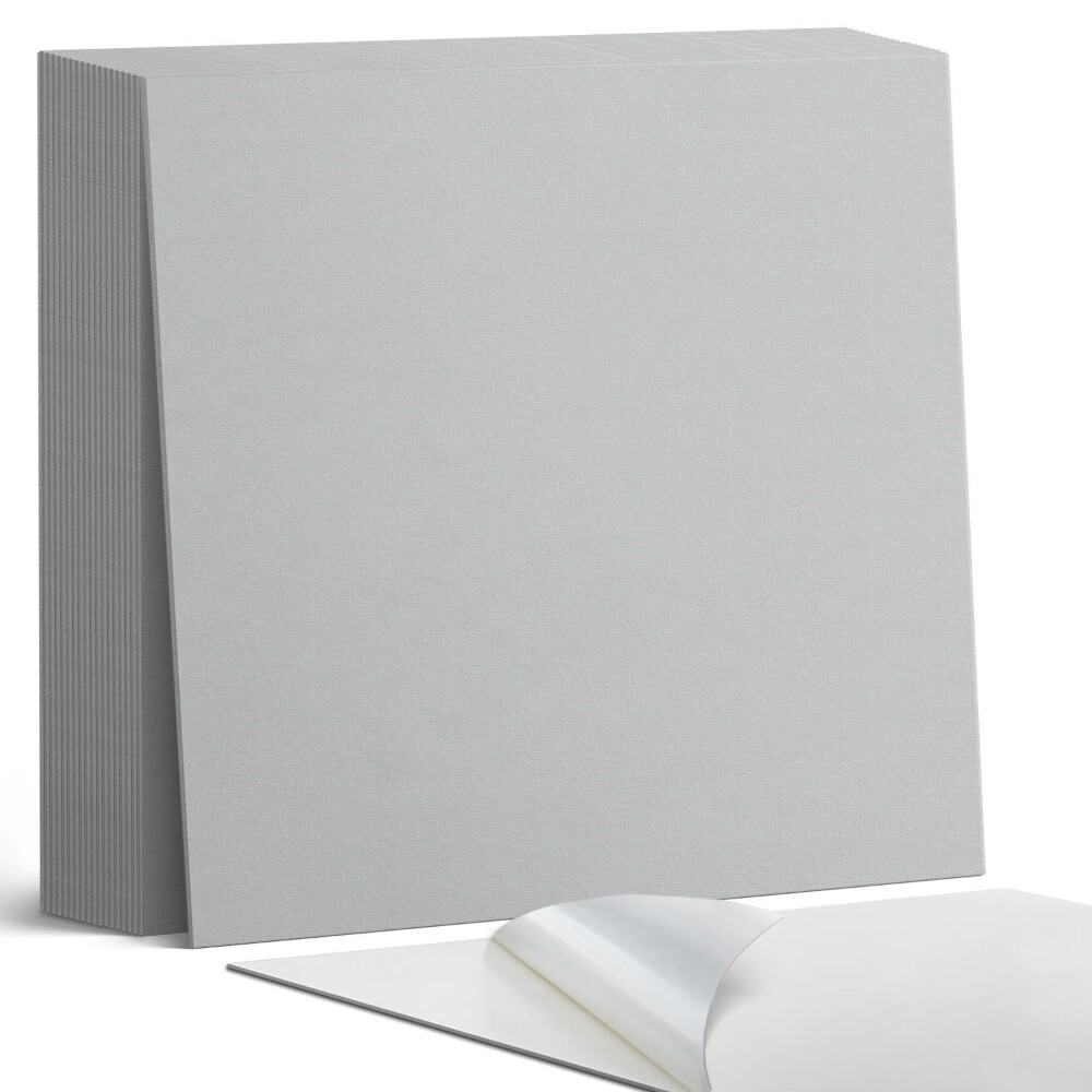 Samolepící dlaždice na podlahu Odstín světle šedé