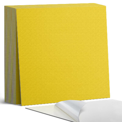 Samolepící dlaždice Zářivá žlutá