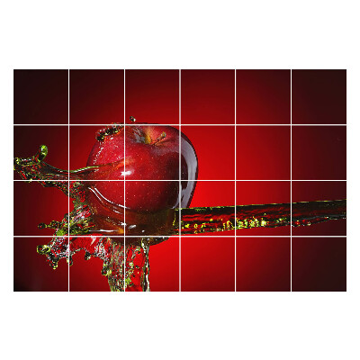 Nálepka na dlaždice Jablko ve vodě