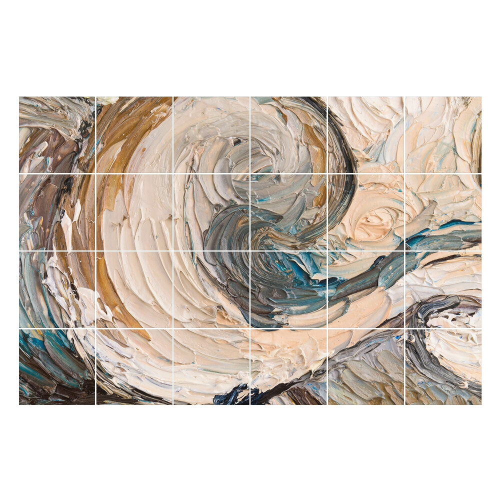 Nálepka na dlaždice Abstraktní textura víry