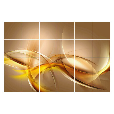 Nálepka na dlaždice Abstraktní vlny v pohybu