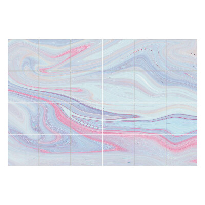 Samolepka na dlaždice Hladké vlny barev