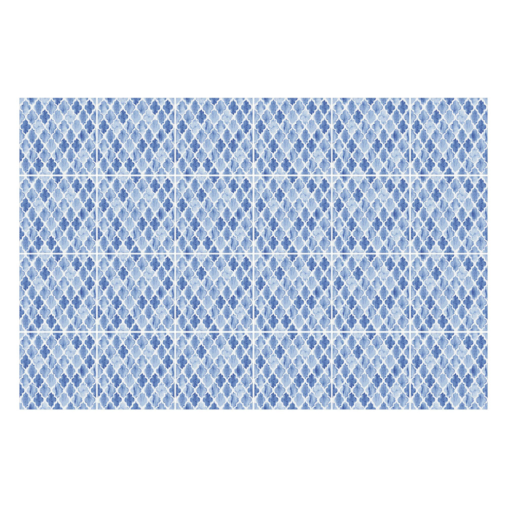 Nálepka na dlaždice Motiv měřítka v mřížce