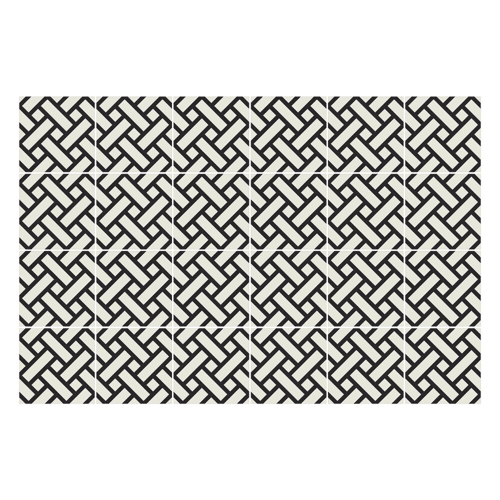 Samolepka na dlaždice Geometrické vazby