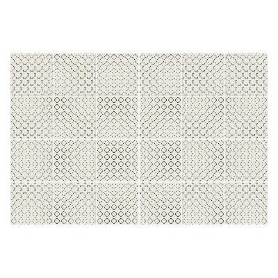 Nálepka na dlaždice Šestiúhelníkové motivy v mřížce