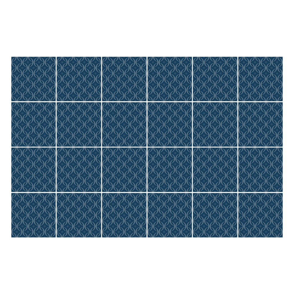 Nálepka na dlaždice Propletené listy v síti