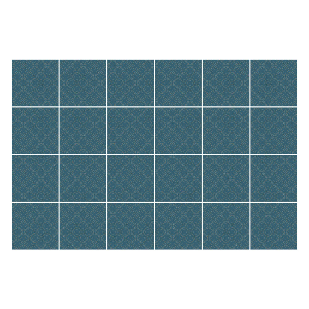 Samolepka na dlaždice Geometrie v opakovatelnosti