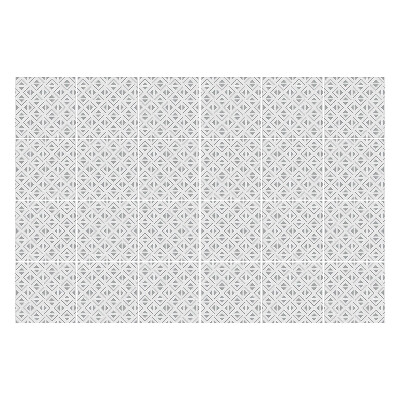 Samolepka na dlaždice Šachovnicová geometrie