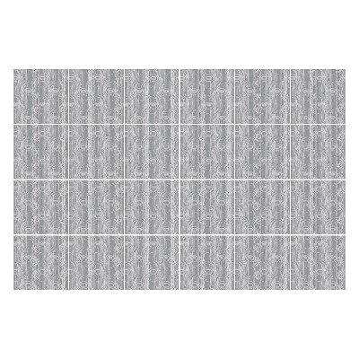 Samolepka na dlaždice Vlny v pravidelných řadách