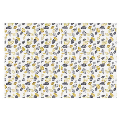 Nálepka na dlaždice Listy v různých tvarech