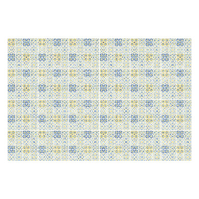 Samolepka na dlaždice Geometrické tvary v mřížce