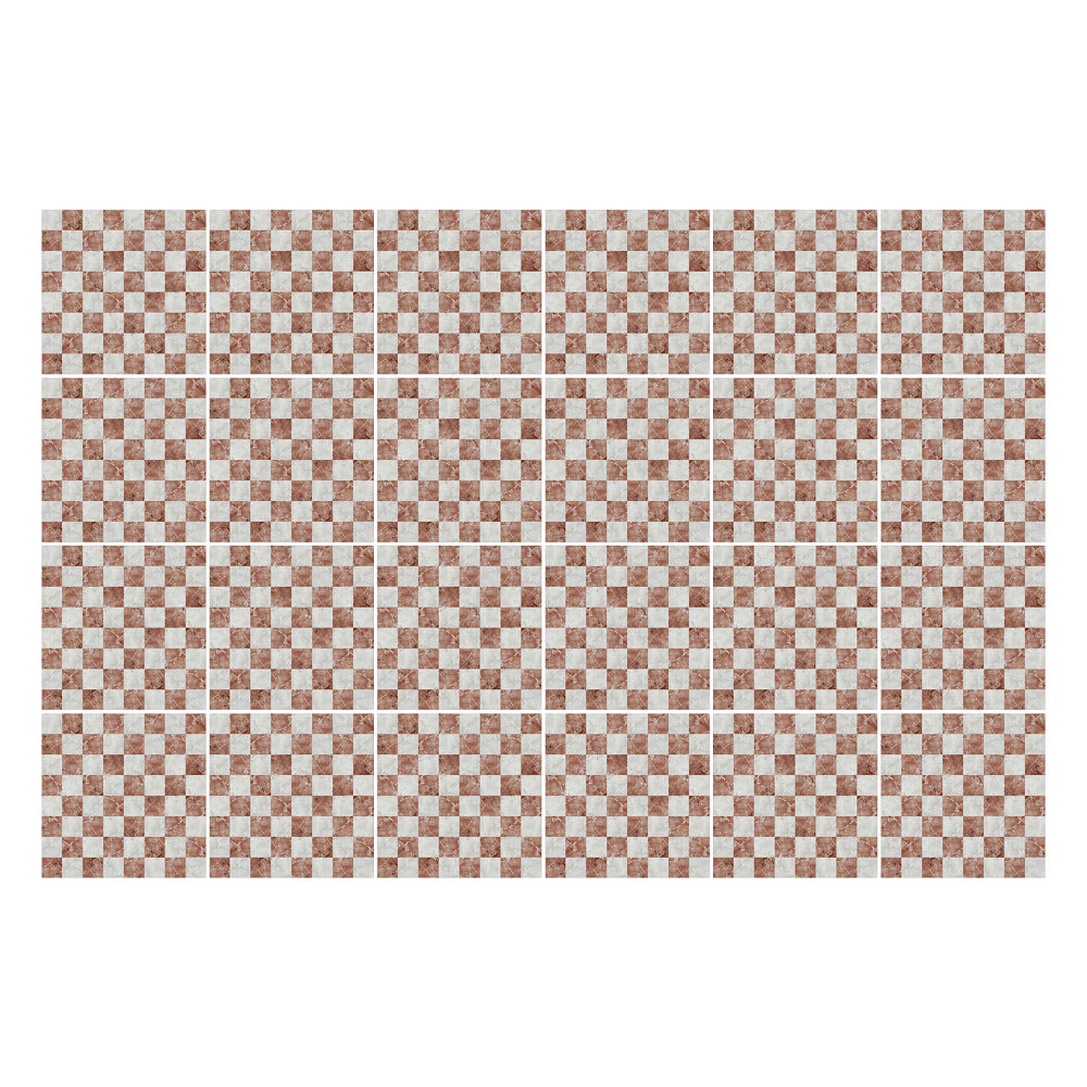 Samolepka na dlaždice Rozložení šachovnice s kostkami