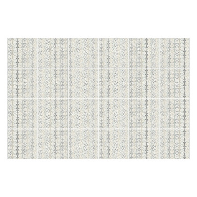 Samolepka na dlaždice Jemné listy v řadách