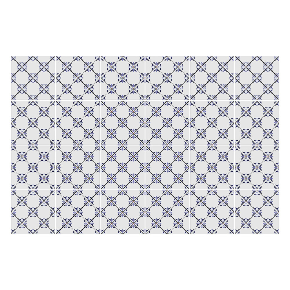 Nálepka na dlaždice Geometrie v symetrii