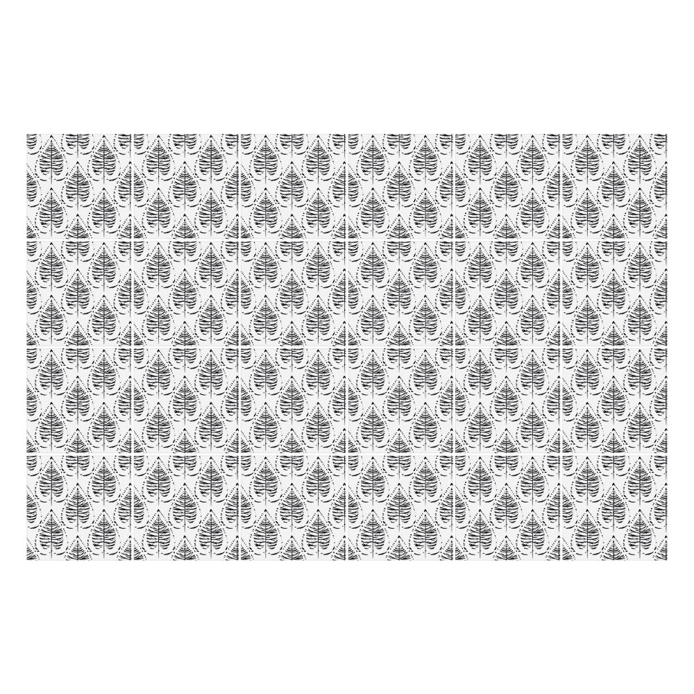 Samolepka na dlaždice Motiv listových tvarů