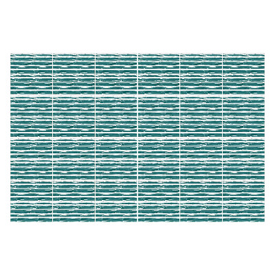 Samolepka na dlaždice Vlny proti liniím