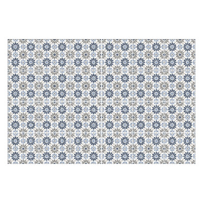 Samolepka na dlaždice Květinový motiv v síťovině