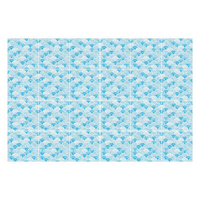 Samolepka na dlaždice Vlny v rytmu harmonie