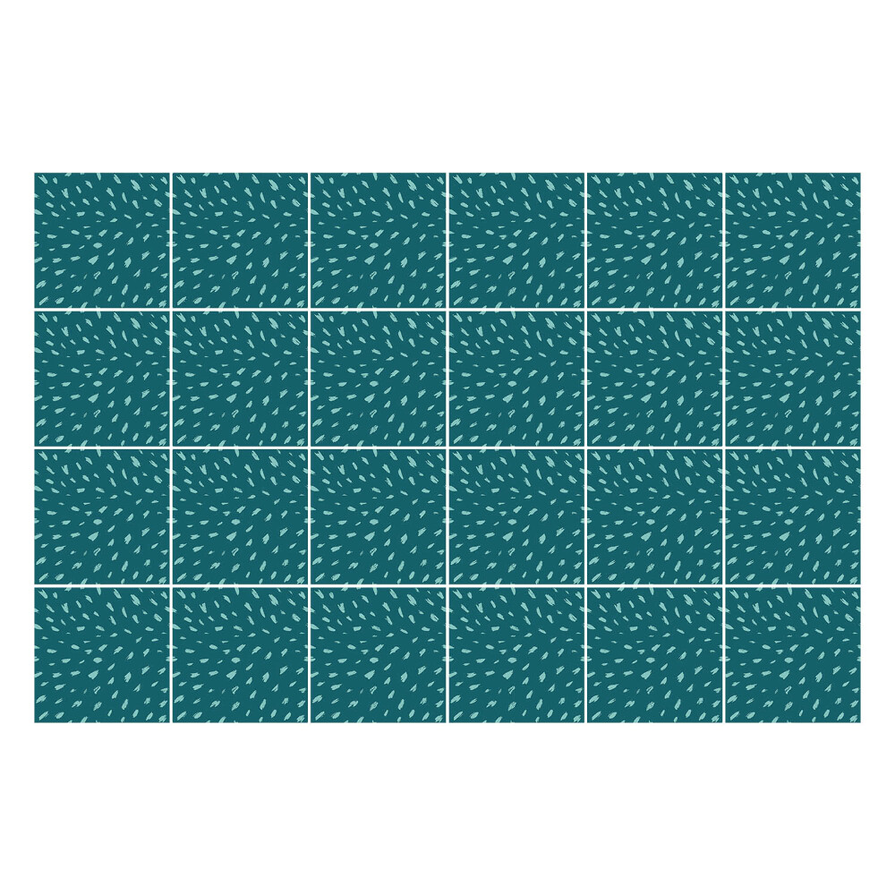 Nálepka na dlaždice Dynamické linie a kapky